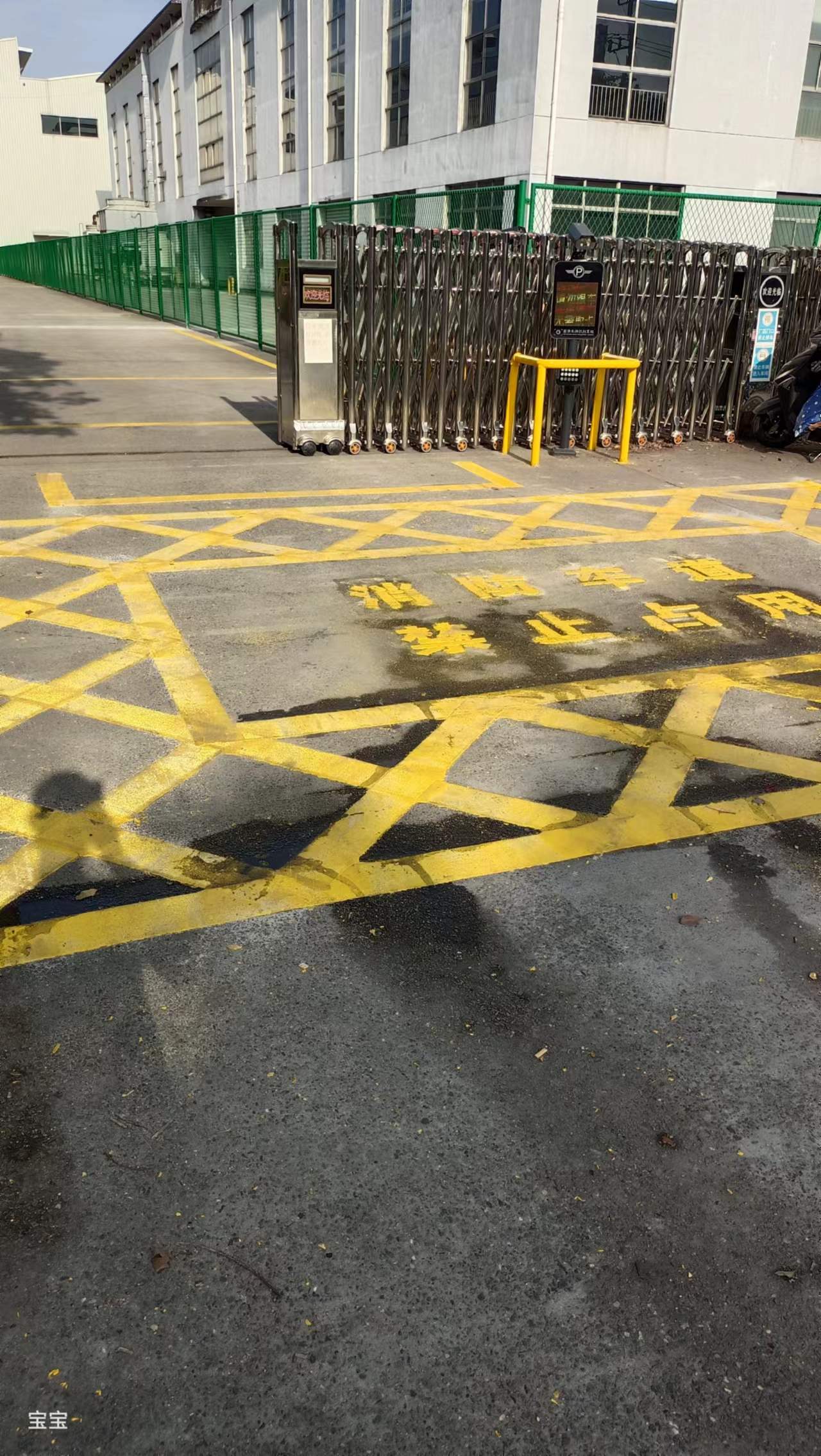 黄陂马路划线